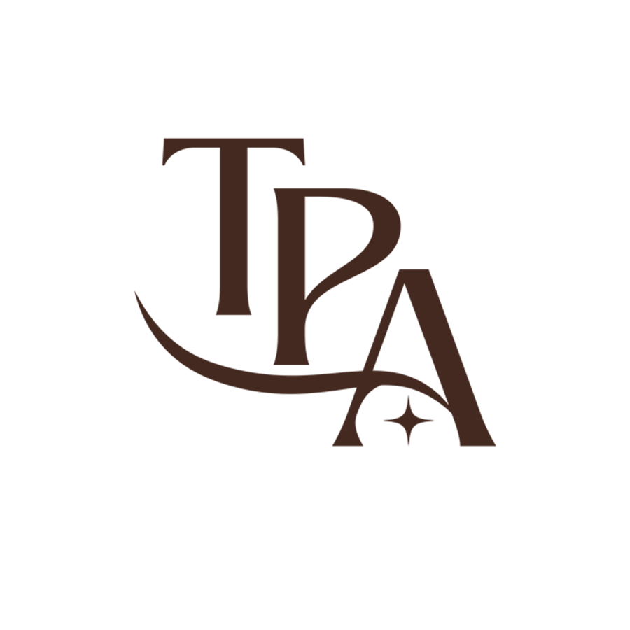 The Power Agency TPA monogram brand composition
