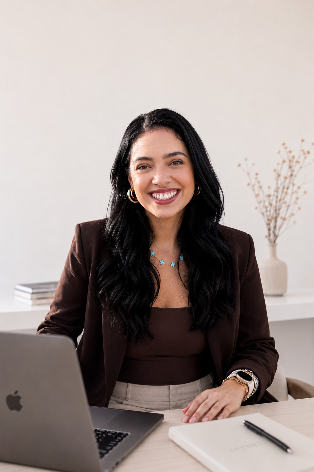 Portrait of Ana, creative mind behind The Power Agency